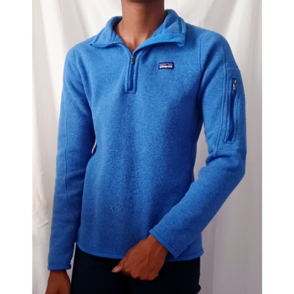 Patagonia Blue Better Sweater 3/4-zip Jacket
